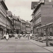 AK Wernigerode, Boulevard Westernstraße, Konditorei, gelaufen 1985