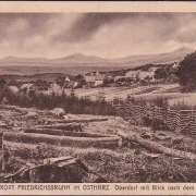 AK Friedrichsbrunn, Oberdorf mit Blick nach dem Brocken, ungelaufen