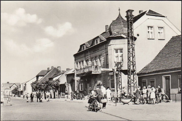 AK Brück, Straßenansicht, gelaufen 1973