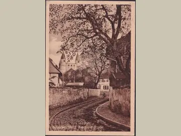 AK Gernrode, Aebtissin Straße, gelaufen 1926