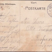 AK Harzgerode, Lungenheilanstalt Schielo, gelaufen 1906