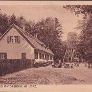 AK Gernrode, Forsthaus Viktorshöhe, Turm, ungelaufen