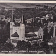 AK Gernrode, Cyriakikirche, ungelaufen