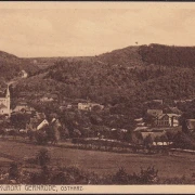 AK Gernrode, Stadtansicht, Kurhotel Stubenberg, Schloss, ungelaufen