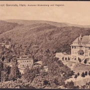 AK Gernrode, Kurhotel Stubenberg und Hagental, gelaufen 1929