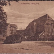 AK Harzgerode, Schlossplatz, Feldpost, gelaufen 1918