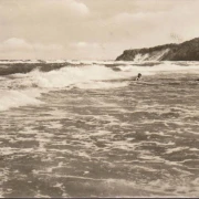 AK Göhren, Strand, Badegäste, gelaufen 1972