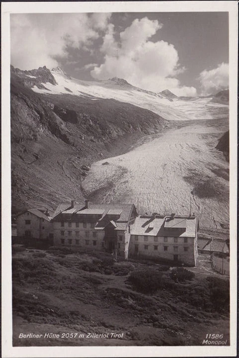 AK Ginzling, Berliner Hütte, Gletscher, ungelaufen