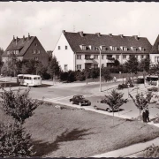 AK Itzehoe Tegelhörn, Ostlandplatz, Delikatessen Geschäft, Drogerie, gelaufen 1962