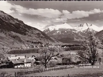 AK Bad Hofgastein, Stadtansicht, Graukogel, gelaufen 1968