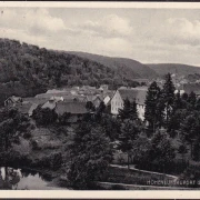 AK Güntersberge, Stadtansicht, gelaufen 1940