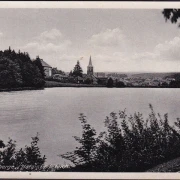 AK Güntersberge, Badeteich, Kirche, ungelaufen