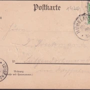 AK Gruss aus Thale, Kronentempel, gelaufen 1898