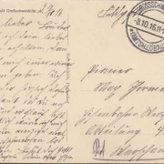 AK Großschweidnitz, Landesanstalt, Kirche, Lindenweg, Krankenhaus, Feldpost, gelaufen 1916