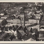 AK Enns, Fliegeraufnahme, gelaufen 1931