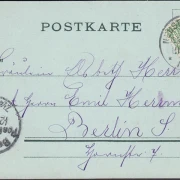 AK Gruss aus Neustadt, Dossepartie am Spiegelberg, gelaufen 1898