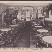 AK Thale, Kaffee Kache, Speisesaal, gelaufen 1925