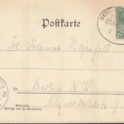 AK Gruss aus Hannover, Döhrener Turm, Bahnpost, gelaufen 1900