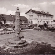 AK Werl, Bahnhof, gelaufen 1964