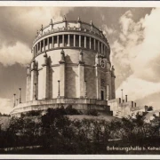 AK Kehlheim, Befreiungshalle mit HK, gelaufen 1937