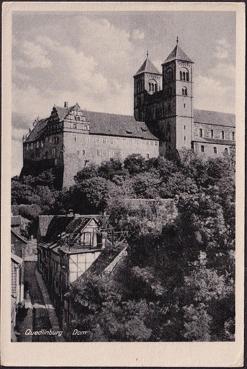 AK Quedlinburg, Dom, ungelaufen