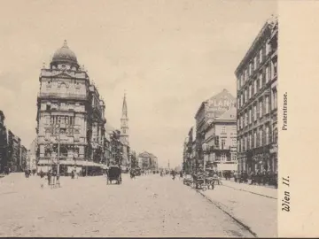 AK Wien, Praterstraße, ungelaufen