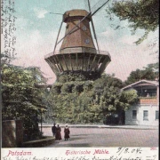 AK Potsdam, Historische Mühle, gelaufen 1904