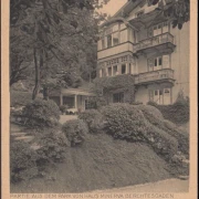 AK Berchtesgaden, Haus Minerva, Frohe Ostern, gelaufen