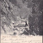 AK Gruss aus dem Bodetal, Schurre, ungelaufen-datiert 1902