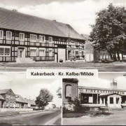 AK Kakerbeck, Einkaufszentrum, Straßenansicht, gelaufen