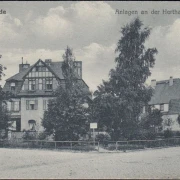 AK Bergfelde, Anlagen an der Herthastraße, gelaufen 1921