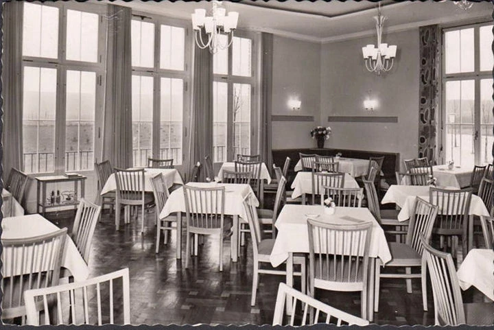 AK Meschede, Hennesee Hotel, Speisesaal, ungelaufen