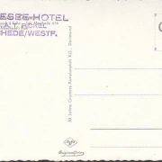 AK Meschede, Hennesee Hotel, Speisesaal, ungelaufen