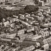 AK Hannover Stöcken, Fliegeraufnahme, Stadtansicht, Foto AK, ungelaufen