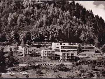 AK Wildbad, Panorama Hotel, gelaufen 1965