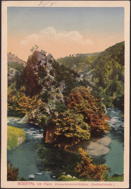 AK Harz, Heuscheunenrücken, Bodeschleife, ungelaufen