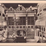 AK Harzgerode, St. Marien Kirche, Inneres, Altar, ungelaufen-datiert 1954