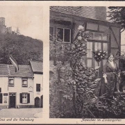 AK Bad Godesberg, Aennchen Haus, Aennchen im Lindengarten, gelaufen 1956