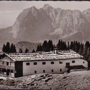 AK Reit im Winkl, Eggenalm mit kaisergebirge, gelaufen 1967