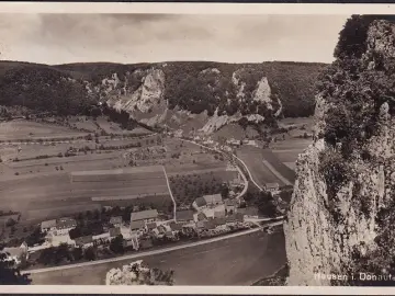 AK Hausen im Tal, Panoramaansicht, gelaufen 1935