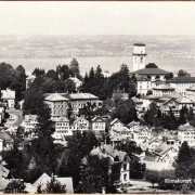 AK Heiden, Stadtansicht mit Kirche, gelaufen 1962