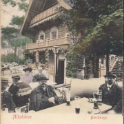 AK Berlin Wannsee, Nikolskoe Blockhaus, gelaufen 1905