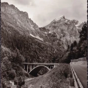 AK Kärnten, Plöckenstraße, Brücke, ungelaufen