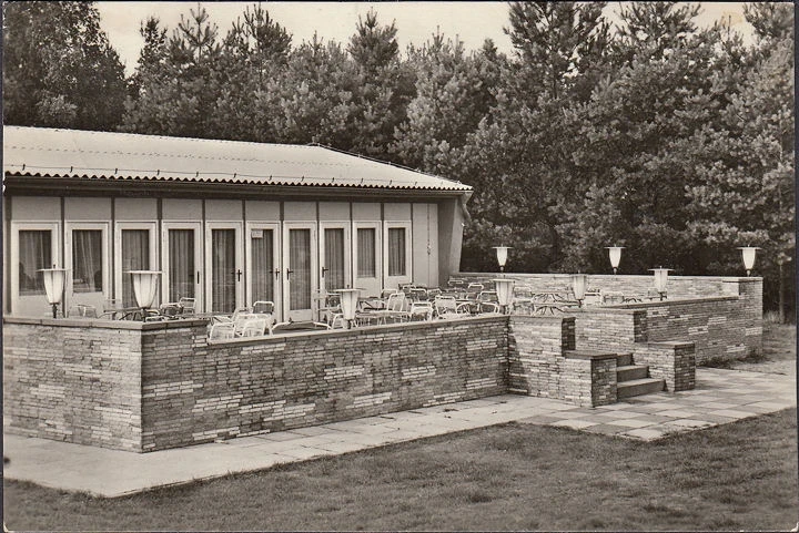 AK Kagar, Feriendorf Erich Weinert, Gaststätte, gelaufen 1971