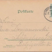 AK Gruss vom Hexentanzplatz, Bahnpost, Kronentempel, Hirschgrund, gelaufen 1901