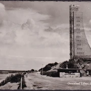 AK Laboe, Ehrenmal, gelaufen 1962