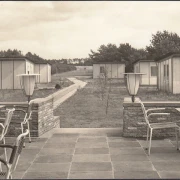 AK Kagar, Feriendorf Erich Weinert, Terrasse, ungelaufen