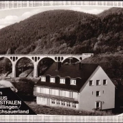 AK Willingen, Pension Landhaus, gelaufen 1973