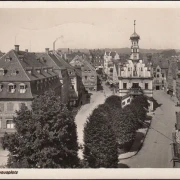 AK Kempten, Rathausplatz, gelaufen 1940