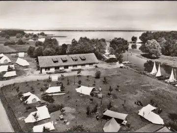 AK Feldwies, Campingplatz, Segelboote, ungelaufen